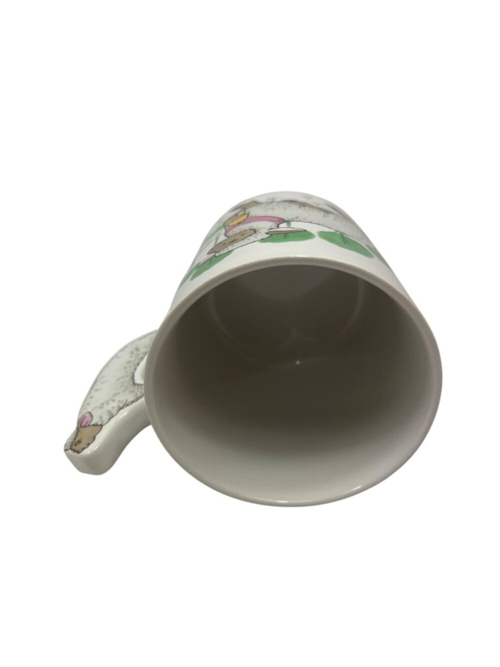 Vintage Ceramic Sheep Mug With 3D Handle Design & Pastoral Scene 16b - Picture 4 of 5